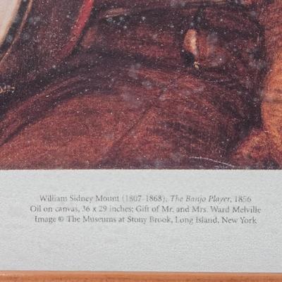 LOT 4D: " Contemplating Lincoln", "The Banjo Player" Prints and More