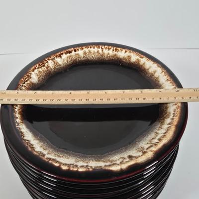 LOT 25D: Large Collection of Pfaltzgraff and Other Named Brown Drip Pottery Ware