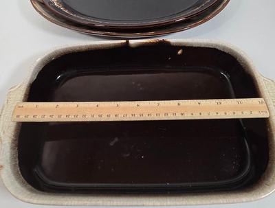LOT 28D: Various Pieces of Pfaltzgraff and Other Named Brown Drip Pottery Ware