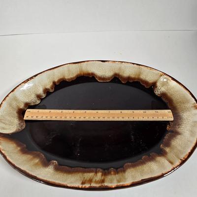 LOT 28D: Various Pieces of Pfaltzgraff and Other Named Brown Drip Pottery Ware