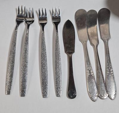 LOT 34D: Huge Lot of Silver Plated Pieces and More