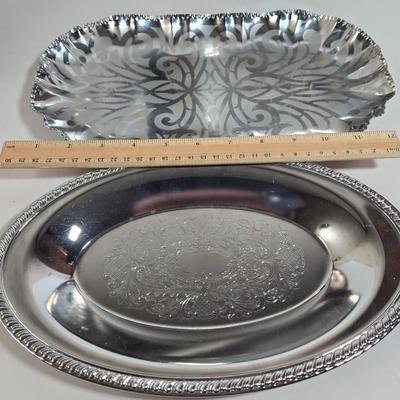 LOT 34D: Huge Lot of Silver Plated Pieces and More