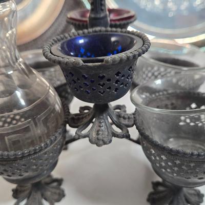 LOT 34D: Huge Lot of Silver Plated Pieces and More
