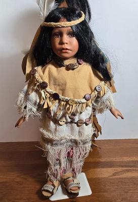 LOT 50X: Set of Four Native American Dolls