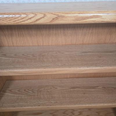 LOT 51X: Thornwood Wooden Bookshelf with Adjustable Shelves