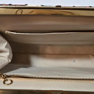 LOT 60X: Collection of Hand Bags Including Snake Skin-Like Bag, Vintage Macrame Wristlet, Black Beaded Bag, and More