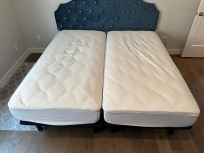 SPLIT KING DENVER MATTRESS ADJUSTABLE BED WITH REMOTES