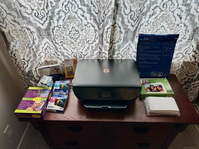 HP ENVY PHOTO 7155 PRINTER WITH EXTRAS