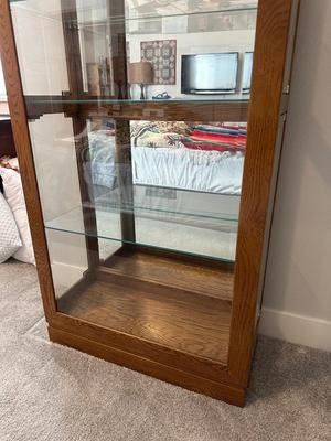 LIGHTED CURIO CABINET