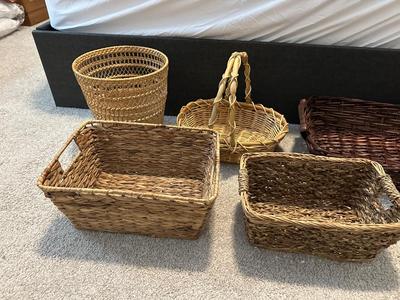 COLLECTION OF BASKETS