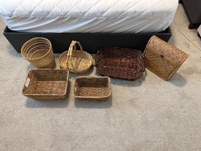 COLLECTION OF BASKETS