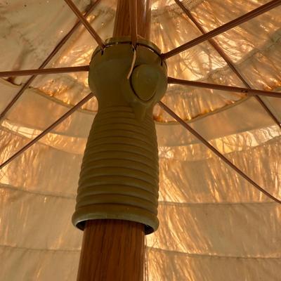 Tiki Fringe Patio Umbrella with Stand (G-HS)