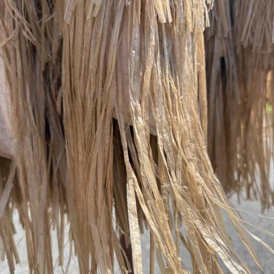 Tiki Fringe Patio Umbrella with Stand (G-HS)