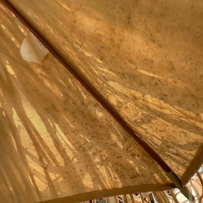 Tiki Fringe Patio Umbrella with Stand (G-HS)