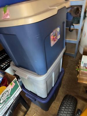 Sale Photo Thumbnail #38: G139-totes and recycle bins