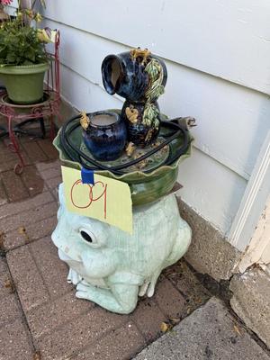 Sale Photo Thumbnail #120: O9-frog and frog fountain