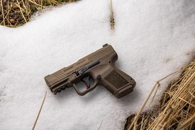 Sale Photo Thumbnail #265: MANUFACTURER: CANIK
FAMILY: METE Series
MODEL: METE MC9
TYPE: Semi-Auto Pistol
ITEM GROUP: Centerfire Polymer Pistols
ACTION: Striker Fired
CALIBER/GAUGE: 9mm
FINISH: Flat Dark Earth Cerakote
FINISH TYPE: Applied Finish
STOCK/GRIPS: FDE Polymer
BARREL: 3.