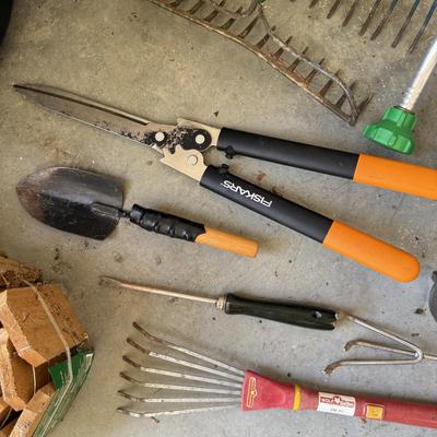 Assortment of Garden Tools & Accessories (G-HS)