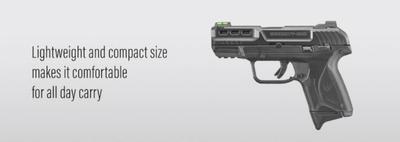 Sale Photo Thumbnail #280: MANUFACTURER: Ruger
FAMILY: Security Series
MODEL: Security-380
TYPE: Semi-Auto Pistol
ITEM GROUP: Centerfire Polymer Pistols
ACTION: Double Action Only
CALIBER/GAUGE: 380 ACP
FINISH: Black Oxide
FINISH TYPE: Black
FRAME: Polymer Frame
STOCK/GRIPS: Black 