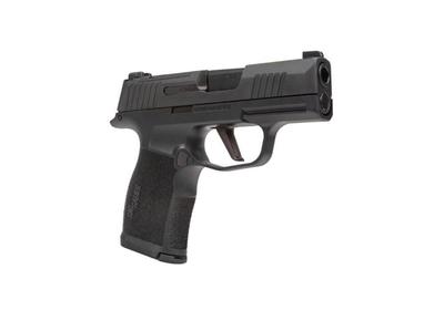 Sale Photo Thumbnail #298: MANUFACTURER: SIG SAUER
FAMILY: P365 Series
MODEL: P365X
TYPE: Semi-Auto Pistol
ITEM GROUP: Centerfire Polymer Pistols
ACTION: Striker Fired
CALIBER/GAUGE: 9mm
SLIDE: Stainless Steel
FINISH: Nitron
FINISH TYPE: Black
FRAME: Polymer Frame
STOCK/GRIPS: XSer