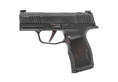 Sale Photo Thumbnail #302: MANUFACTURER: SIG SAUER
FAMILY: P365 Series
MODEL: P365X
TYPE: Semi-Auto Pistol
ITEM GROUP: Centerfire Polymer Pistols
ACTION: Striker Fired
CALIBER/GAUGE: 9mm
SLIDE: Stainless Steel
FINISH: Nitron
FINISH TYPE: Black
FRAME: Polymer Frame
STOCK/GRIPS: XSer