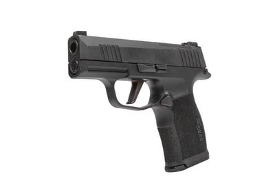 Sale Photo Thumbnail #301: MANUFACTURER: SIG SAUER
FAMILY: P365 Series
MODEL: P365X
TYPE: Semi-Auto Pistol
ITEM GROUP: Centerfire Polymer Pistols
ACTION: Striker Fired
CALIBER/GAUGE: 9mm
SLIDE: Stainless Steel
FINISH: Nitron
FINISH TYPE: Black
FRAME: Polymer Frame
STOCK/GRIPS: XSer