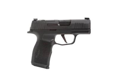 Sale Photo Thumbnail #299: MANUFACTURER: SIG SAUER
FAMILY: P365 Series
MODEL: P365X
TYPE: Semi-Auto Pistol
ITEM GROUP: Centerfire Polymer Pistols
ACTION: Striker Fired
CALIBER/GAUGE: 9mm
SLIDE: Stainless Steel
FINISH: Nitron
FINISH TYPE: Black
FRAME: Polymer Frame
STOCK/GRIPS: XSer
