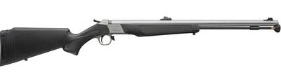 Sale Photo Thumbnail #336: MANUFACTURER: CVA
FAMILY: Wolf Series
MODEL: Wolf V2
TYPE: Muzzleloader
ITEM GROUP: Muzzleloaders
ACTION: Single Shot
CALIBER/GAUGE: .50 Caliber
FINISH: Stainless
FINISH TYPE: Stainless Steel
STOCK: Synthetic Stock
STOCK/GRIPS: Black Synthetic
BARREL: 24"