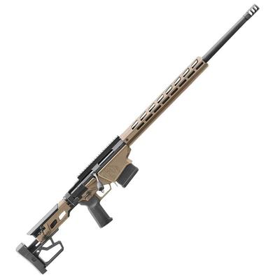 Sale Photo Thumbnail #350: MANUFACTURER: Ruger
FAMILY: Precision Rifle Series
MODEL: Precision Rifle
TYPE: Rifle
ITEM GROUP: Tactical Bolt Action Rifles
ACTION: Bolt Action
CALIBER/GAUGE: 6.5 Creedmoor
FINISH: Smoked Bronze Cerakote
FINISH TYPE: Applied Finish
STOCK: Collapsible / 