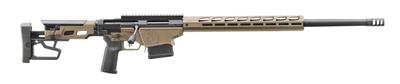 Sale Photo Thumbnail #348: MANUFACTURER: Ruger
FAMILY: Precision Rifle Series
MODEL: Precision Rifle
TYPE: Rifle
ITEM GROUP: Tactical Bolt Action Rifles
ACTION: Bolt Action
CALIBER/GAUGE: 6.5 Creedmoor
FINISH: Smoked Bronze Cerakote
FINISH TYPE: Applied Finish
STOCK: Collapsible / 