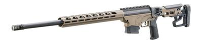 Sale Photo Thumbnail #346: MANUFACTURER: Ruger
FAMILY: Precision Rifle Series
MODEL: Precision Rifle
TYPE: Rifle
ITEM GROUP: Tactical Bolt Action Rifles
ACTION: Bolt Action
CALIBER/GAUGE: 6.5 Creedmoor
FINISH: Smoked Bronze Cerakote
FINISH TYPE: Applied Finish
STOCK: Collapsible / 