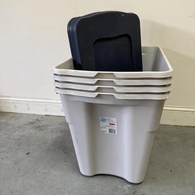 Rubbermaid Storage Totes, Lights, & Extension Cords (G-HS)
