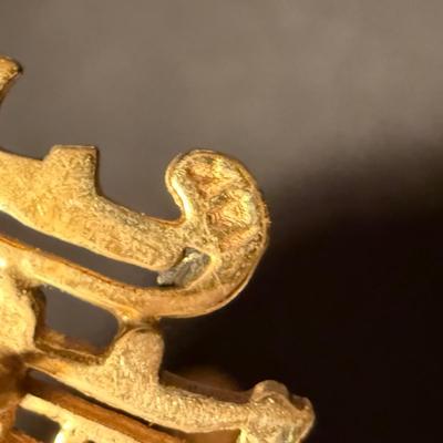 14K Tie Tack Pin plus Cufflinks & More (K-HS)