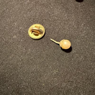 14K Tie Tack Pin plus Cufflinks & More (K-HS)