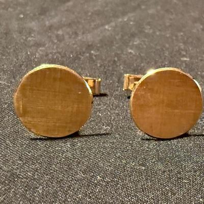 14K Tie Tack Pin plus Cufflinks & More (K-HS)