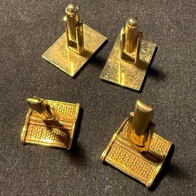 14K Tie Tack Pin plus Cufflinks & More (K-HS)