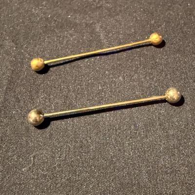 14K Tie Tack Pin plus Cufflinks & More (K-HS)
