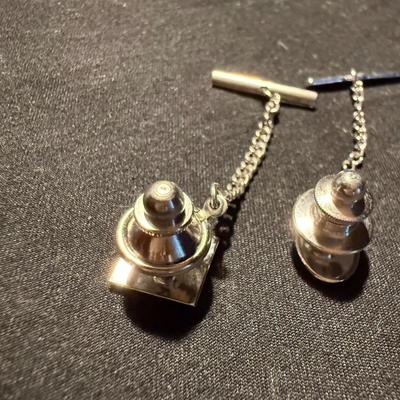 14K Tie Tack Pin plus Cufflinks & More (K-HS)