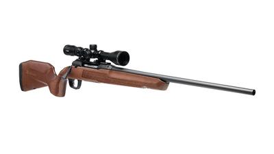 Sale Photo Thumbnail #397: MANUFACTURER: Savage Arms
FAMILY: Axis Series
MODEL: Axis 2 XP
TYPE: Rifle
ITEM GROUP: Sporting Bolt Action Centerfire Rifles
ACTION: Bolt Action
CALIBER/GAUGE: 30-06
FINISH: Matte
FINISH TYPE: Black
STOCK: Wood Stock
STOCK/GRIPS: HARDWOOD Stock
BARREL: 2