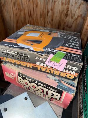 Sale Photo Thumbnail #204: G104-booster cables, and jigsaw