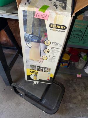 Sale Photo Thumbnail #213: G101-Rolling shop stool and sprayer