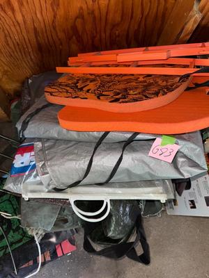 Sale Photo Thumbnail #264: G83-tarps + garage misc