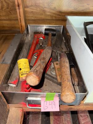 Sale Photo Thumbnail #358: G49-Bin of tools