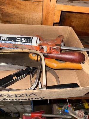 Sale Photo Thumbnail #421: G27-Flat of tools