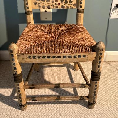 A800 Hand-Painted Child's Chair
