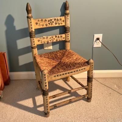 A800 Hand-Painted Child's Chair