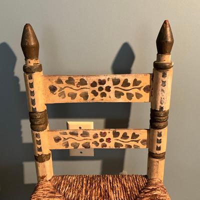 A800 Hand-Painted Child's Chair