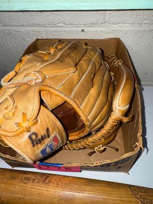 Sale Photo Thumbnail #584: D98-Baseball bats and gloves