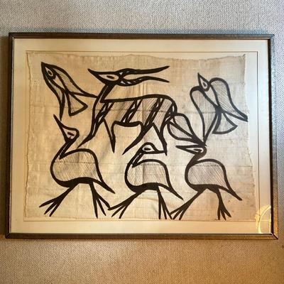 A804 Vintage Senufo Tapestry On Mud Cloth