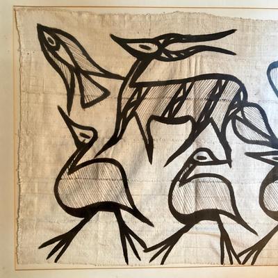 A804 Vintage Senufo Tapestry On Mud Cloth
